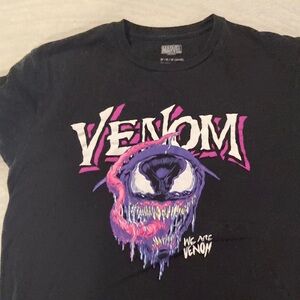 Marvel Venom Tee with Purple and Pink Highlights